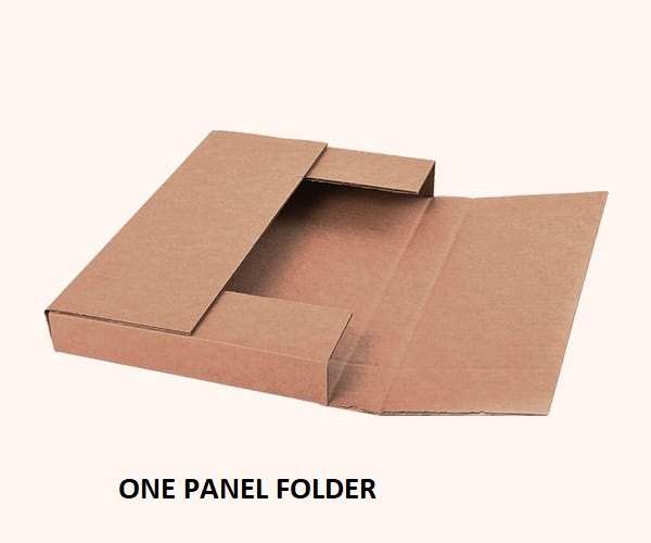One Panel Folder Corrugated Box